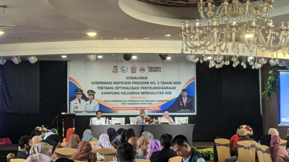 Gelar Sosialisasi Inpres No 3 Tahun 2022, Kadis PPKB Makassar: Kampung KB untuk Sumber Daya Masyarakat yang Berkualitas 